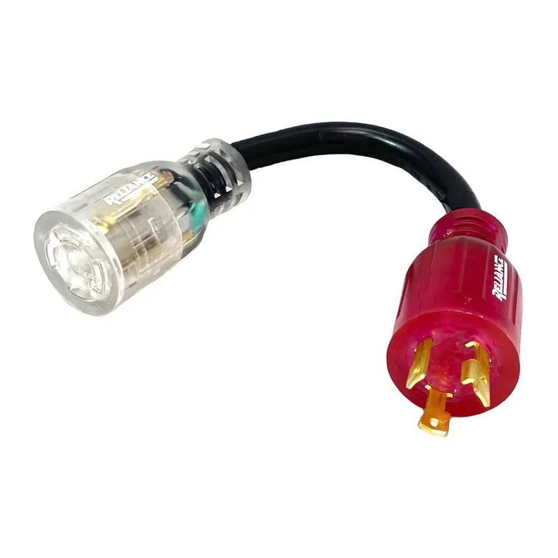 Reliance Ac3130 30A 125V Color-Coded Generator Adapter Cord – L5-30 To L14-30 1