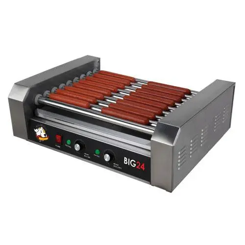 Roller Dog Rdb24Ss Heavy-Duty 24-Roller Hot Dog Cooking Grill 1