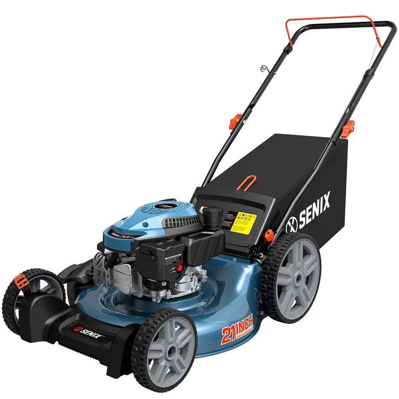 Senix 21" Push Lawn Mower – 144Cc 4-Stroke Engine, Steel Deck, 3-In-1 Design 1
