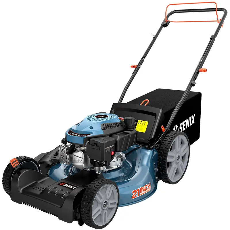 Senix 21" Self-Propelled Gas Mower – 170Cc Ohv Engine, 3.8 Hp, 3-In-1 Operation 1