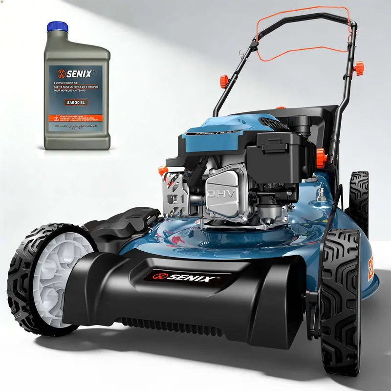 Senix 22" Ohv Self-Propelled Gas Lawn Mower – 170Cc Engine, 3-In-1 Functionality 1