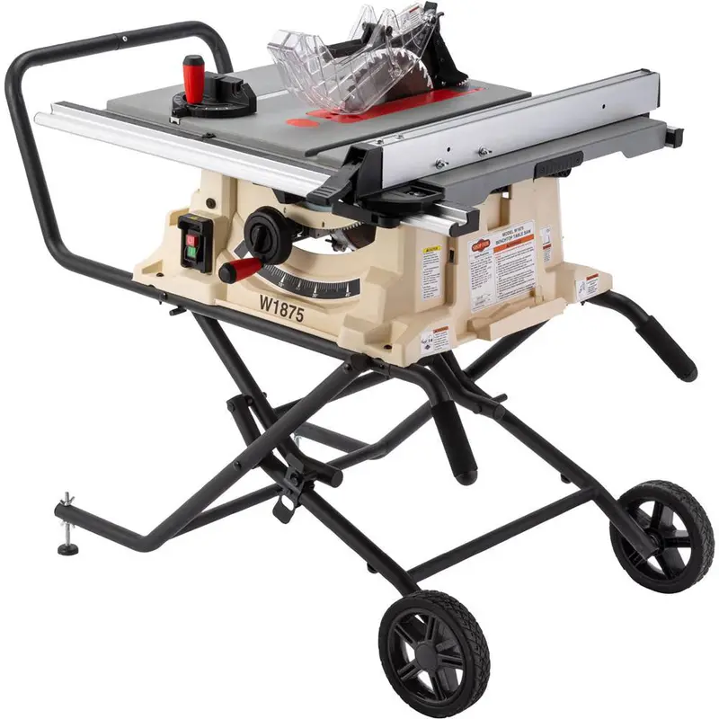 Shop Fox 2 Hp Benchtop Table Saw – Includes Stand Assembly 1
