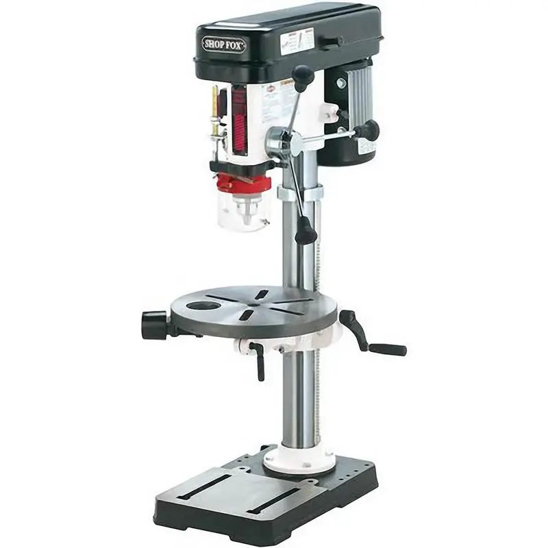 Shop Fox W1668 13" Benchtop Drill Press — 0.75 Hp, Built-In Dust Extraction 1