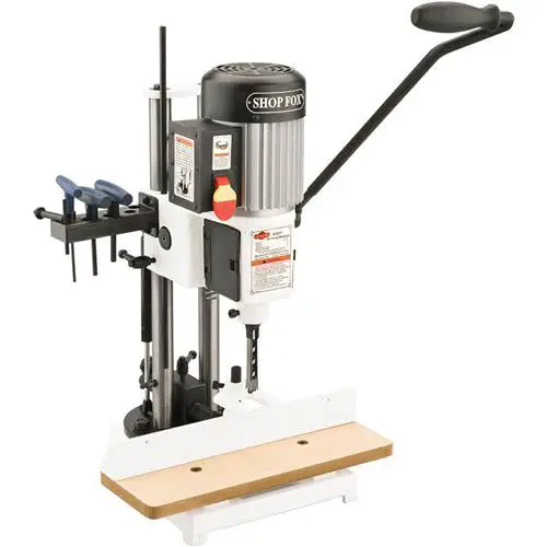 Shop Fox W1671 Heavy-Duty Mortiser — 0.75 Hp, Steel Quick-Adjust Depth Control 1