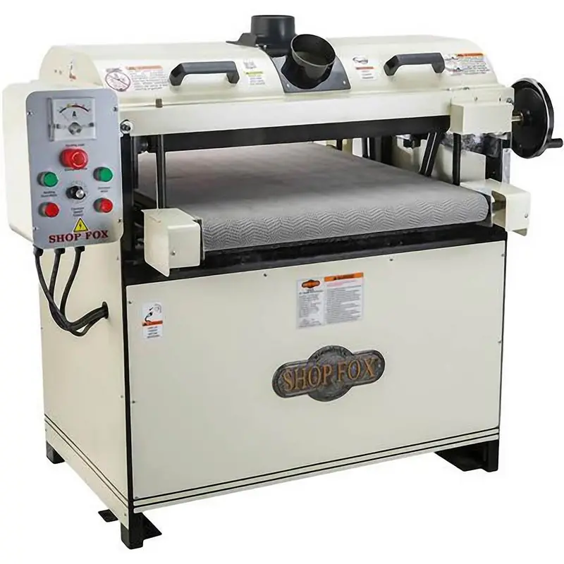Shop Fox W1678 Dual Drum Sander – 26", 5 Hp, Micro-Adjustable Rear Drum 1