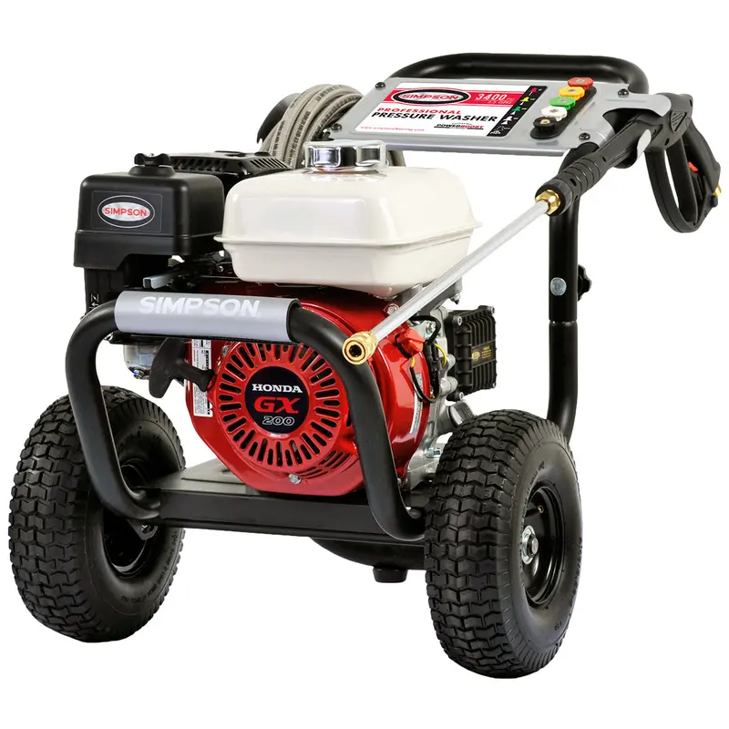 Simpson Honda-Powered Gas Pressure Washer – 3400 Psi, 2.5 Gpm Output 1