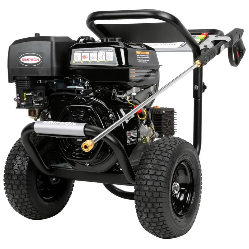 Simpson Professional Gas-Powered Pressure Washer – 4.0 Gpm, 420Cc Engine With Aaa Plunger Pump 1