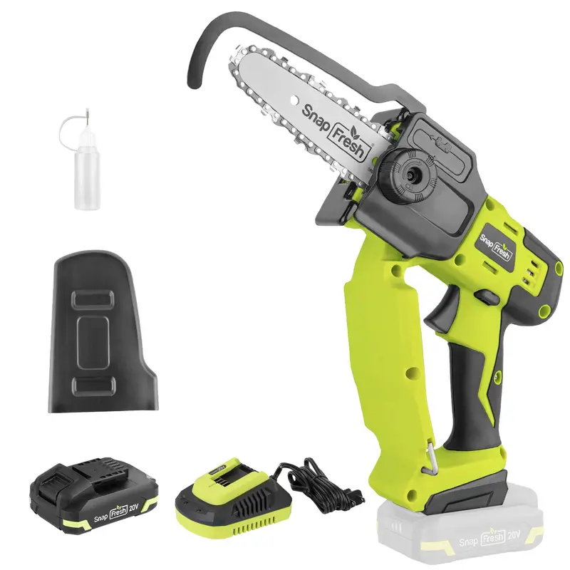 Snapfresh 20V Cordless 5-Inch Mini Chainsaw – Mc4501 With 2.0Ah Battery & Charger 1