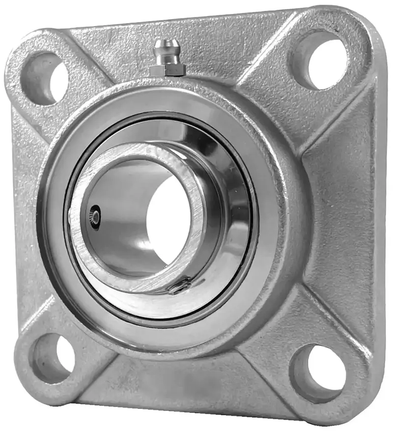 Sucsfm207-20 Stainless Steel 4-Bolt Pillow Block Bearing – 1-1/4-Inch Shaft Size 1
