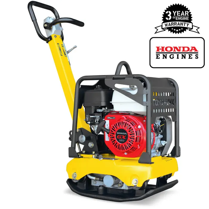 Tomahawk Power Tpc100H Reverse-Action Plate Compactor – 19X14", Honda Gx160 1