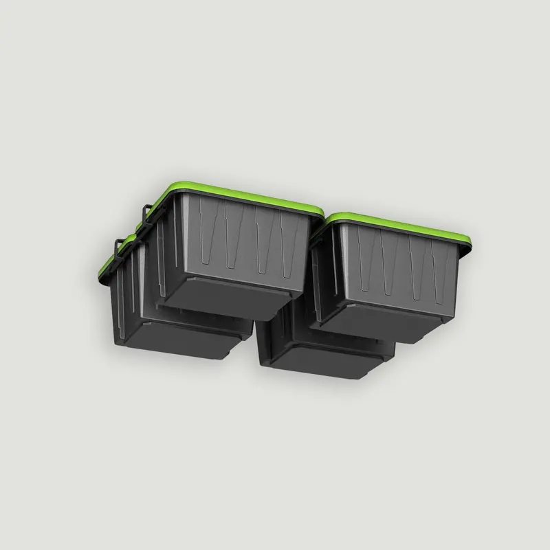 Toteloft Ceiling Storage Solution – 4-Bin Setup, 200 Lb Capacity 1