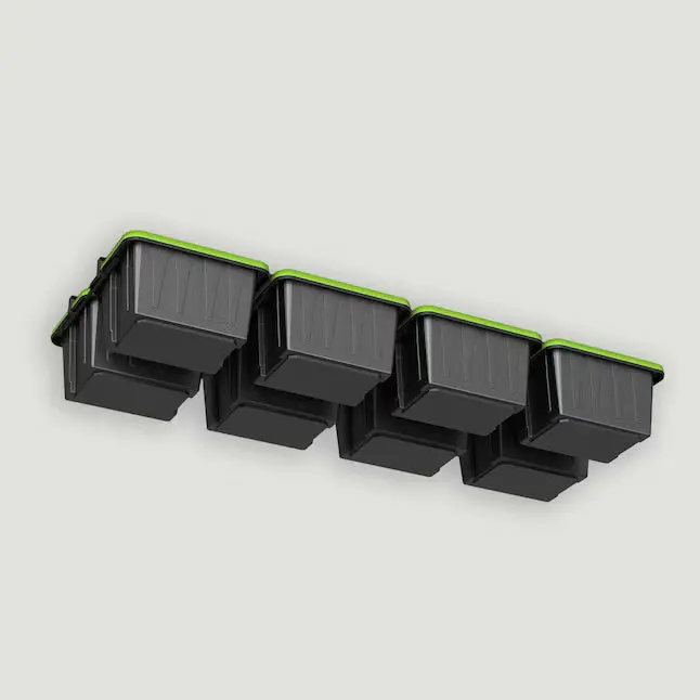 Toteloft Ceiling Storage System – 8-Bin Configuration, 400 Lb Weight Limit 1