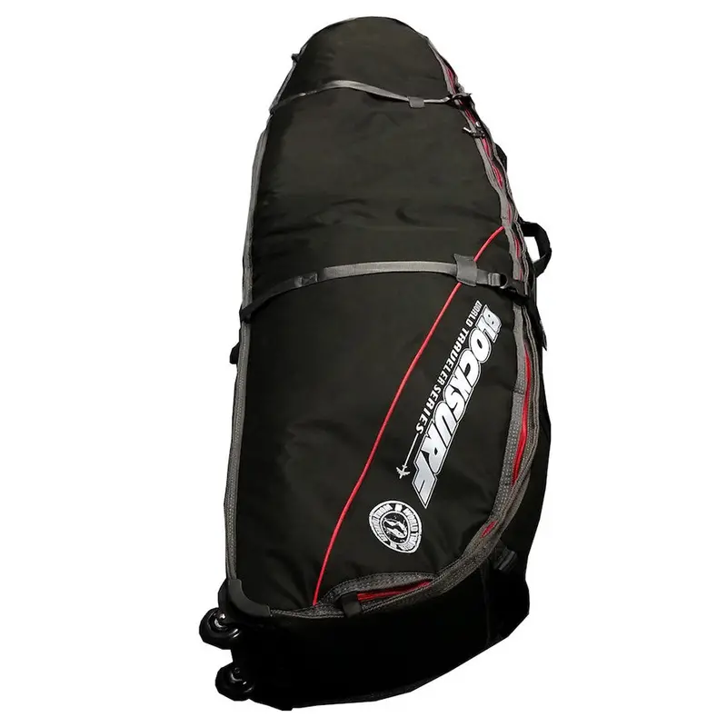 Triple-Zip Wheeled Surfboard Coffin Bag – Fits 6'6" To 7'6" Shortboards 1