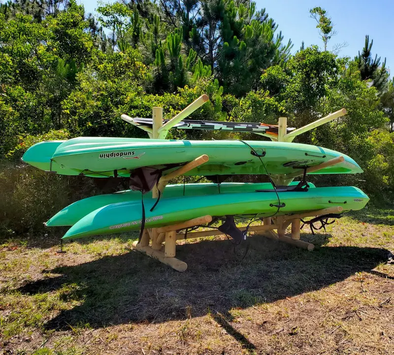 Unfinished 6-Level Freestanding Rack For Multi-Watercraft Storage 1