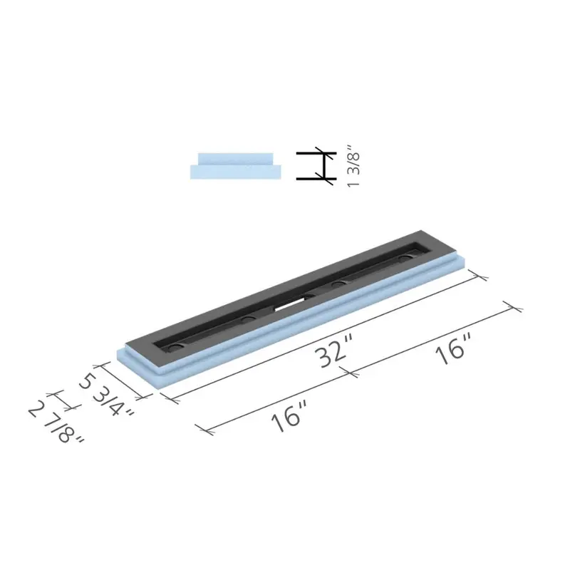 Wedi Fundo Linear Shower Module With Integrated Drain 2