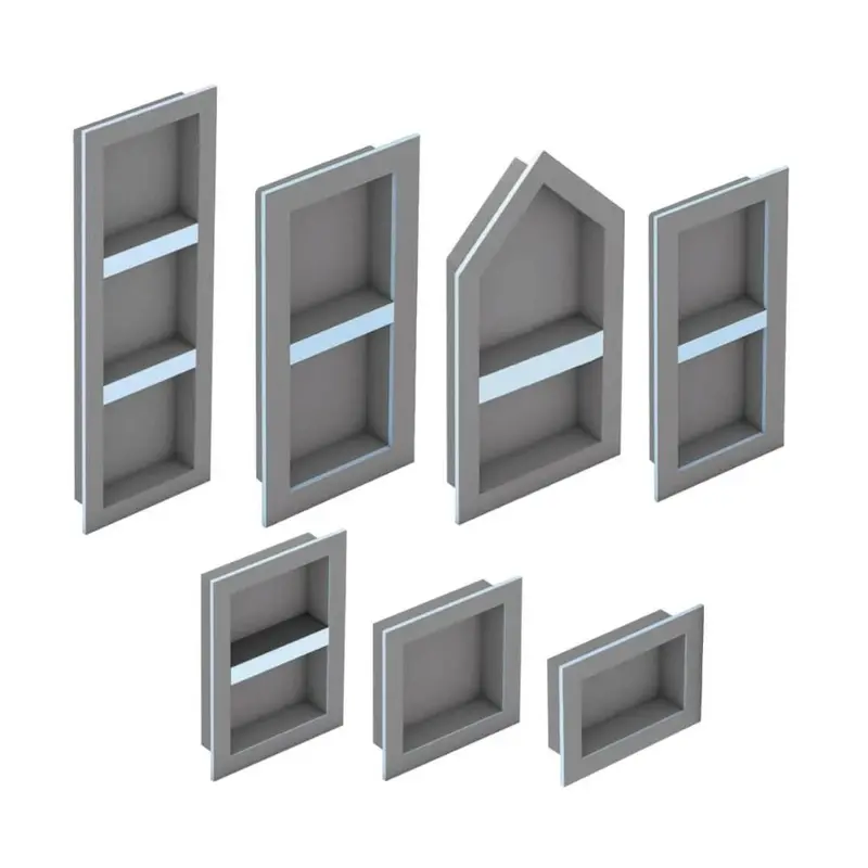 Wedi Pre-Fabricated Recessed Shower Niche Units 1