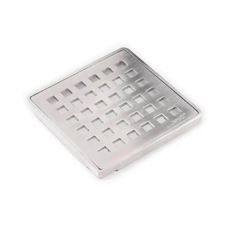 Wedi Square Point Drain Cover Plate 1