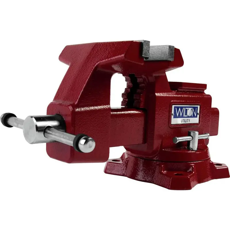 Wilton 28819 5.5-Inch Workshop Vise – 5-Inch Opening, 3-3/16-Inch Depth, 675U Series 1
