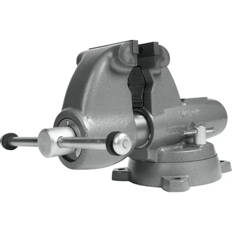 Wilton 5" Combo Pipe & Bench Vise – Round Channel Swivel Design (28827) 1