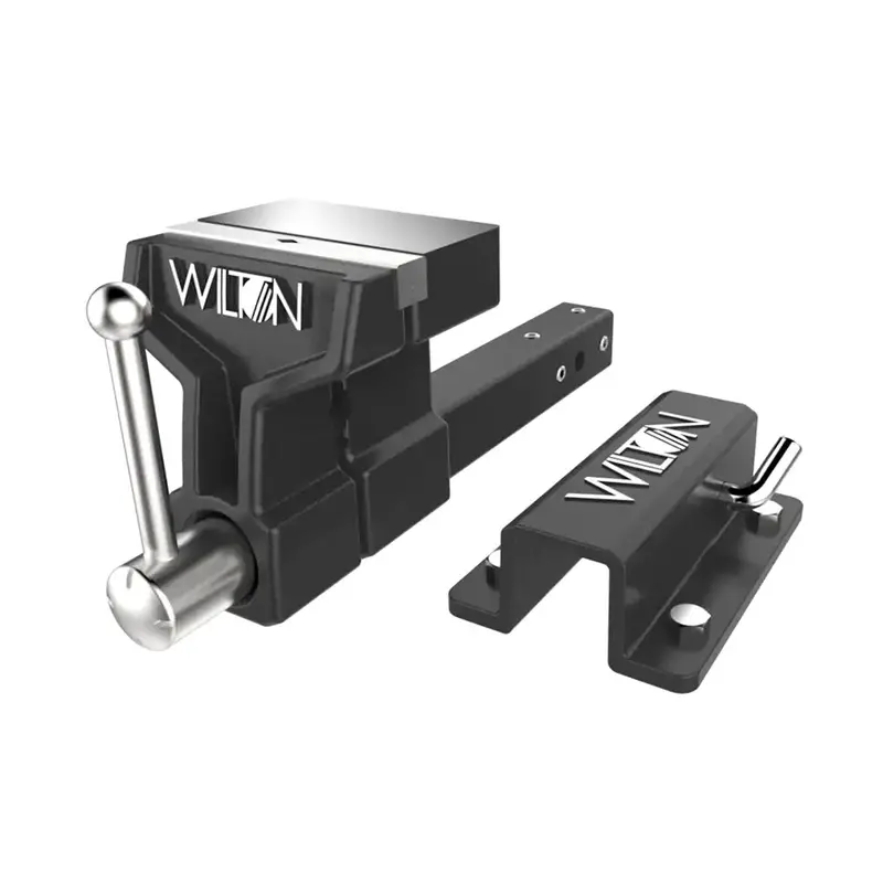 Wilton Atv-Style 6-Inch Heavy-Duty All-Terrain Vise With Hitch Pin Mount 1