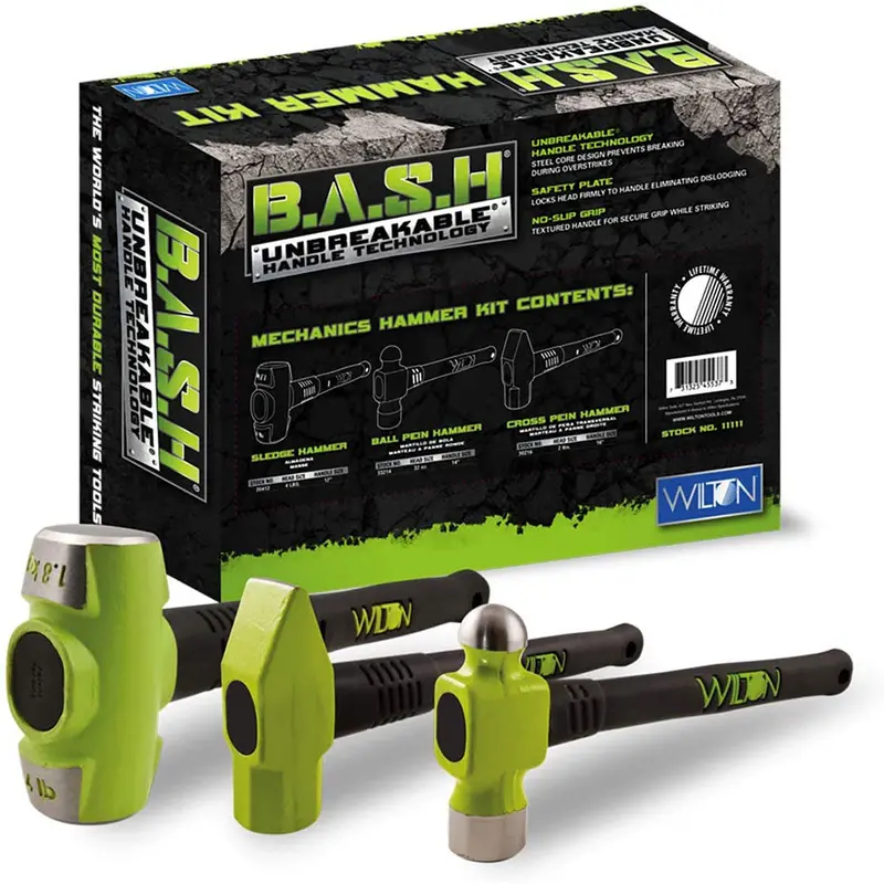 Wilton B.A.S.H. Mechanics Hammer Set – Includes Models 20412, 33214, 30216 1