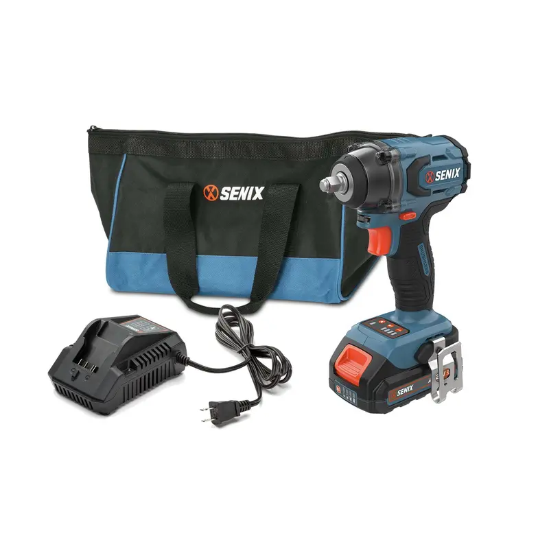 X2 20V Brushless Impact Wrench Kit – 3/8" Drive, 365 Ft-Lbs Breakaway Torque With Battery & Charger 1