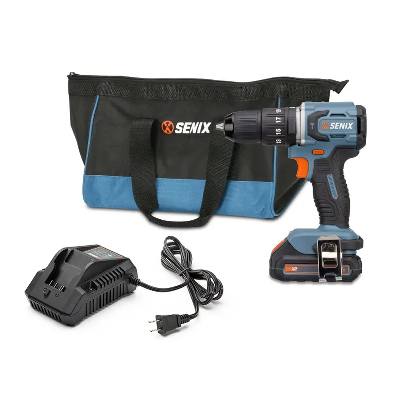 X2 20V Max Brushless 1/2" Cordless Hammer Drill — Includes 2.0Ah Battery And Charger 1