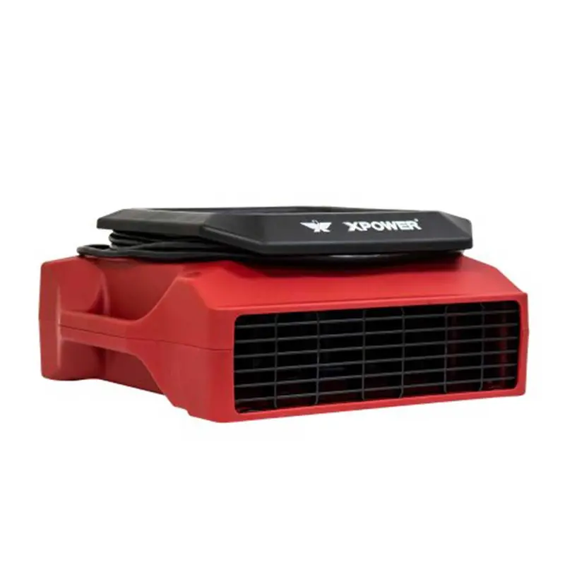 Xpower Pl-700A-Red 1/3 Hp, 1050 Cfm Low-Profile Adjustable-Speed Air Mover 1