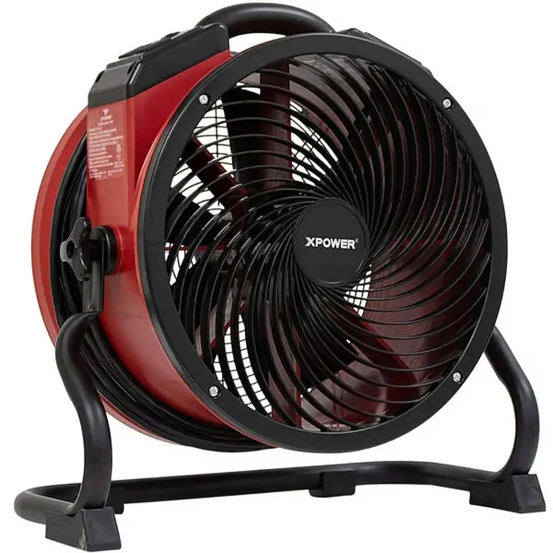 Xpower X-39Ar-Red 1/4 Hp Variable-Speed Sealed-Motor Axial Fan 1