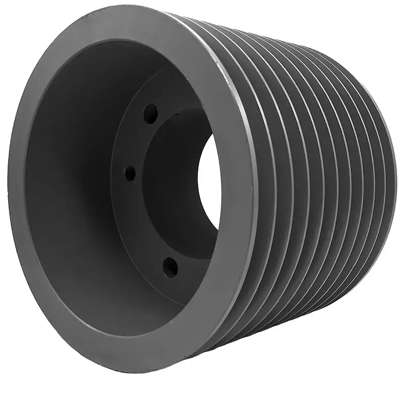 103V600Sk Ten-Groove V-Belt Sheave — 6-Inch Od 1