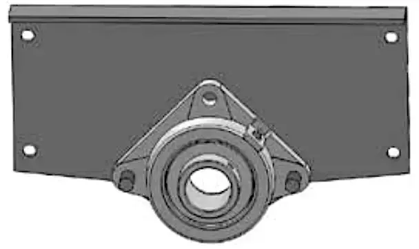 #104 Discharge Trough End Cap – Designed For 20" Screw Conveyors With 3" Bearing Support 1
