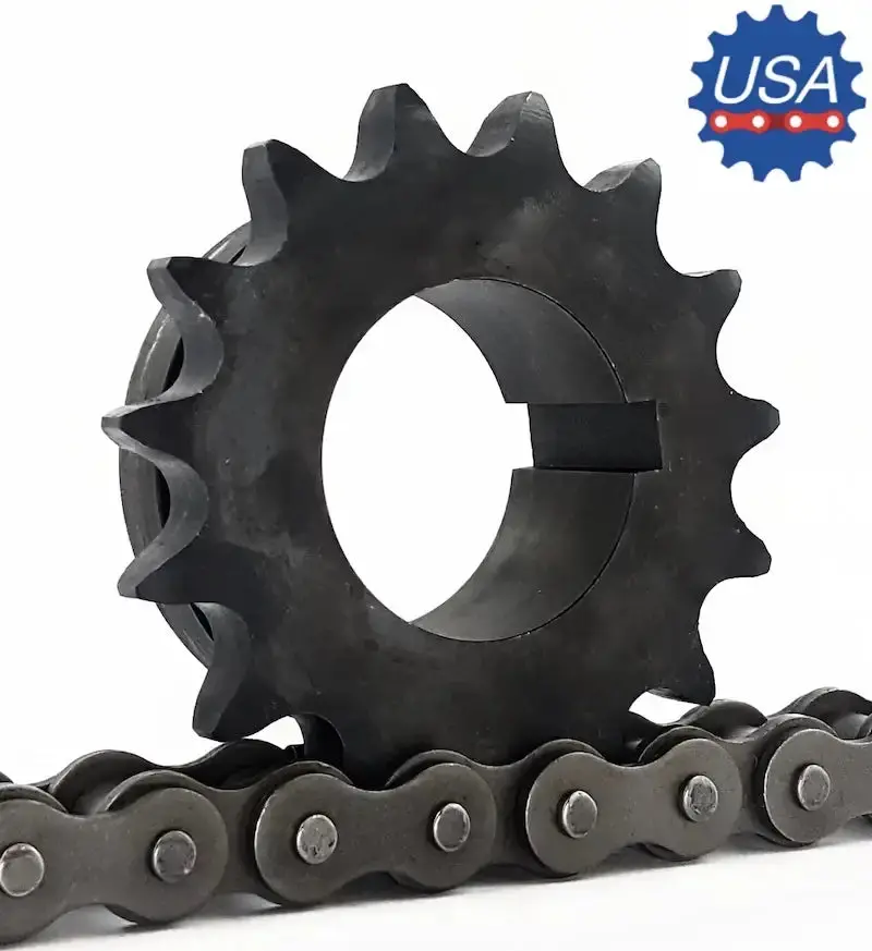 120R19 Taper Bushed Sprocket – Quick-Release Mounting For #120 Chain 1