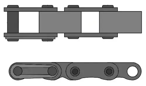 B504 Solid Block Chain Assembly 1