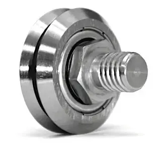 Eccentric Swse1X Studded V-Guide Wheel With Integrated Bearing 1
