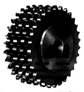 F50B42 Four-Strand Roller Chain Sprocket For High-Load Drives 1