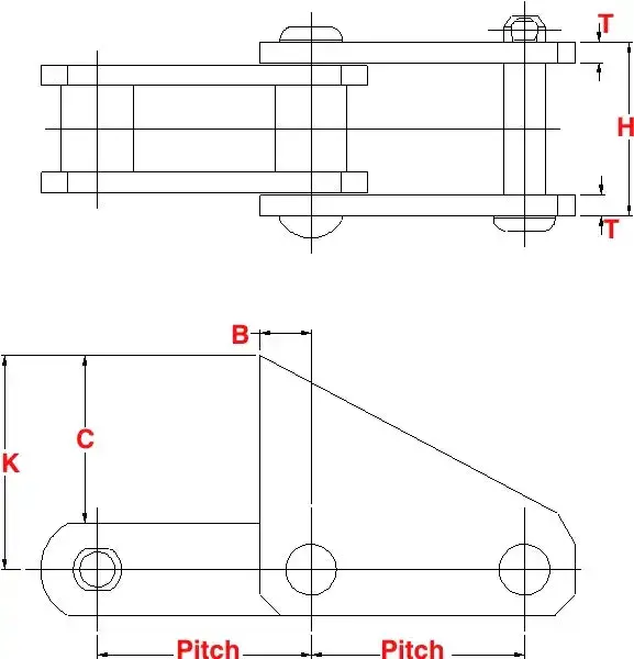 Ss111 S1 Conveyor Attachment – Stainless Steel Modular Link Component 1